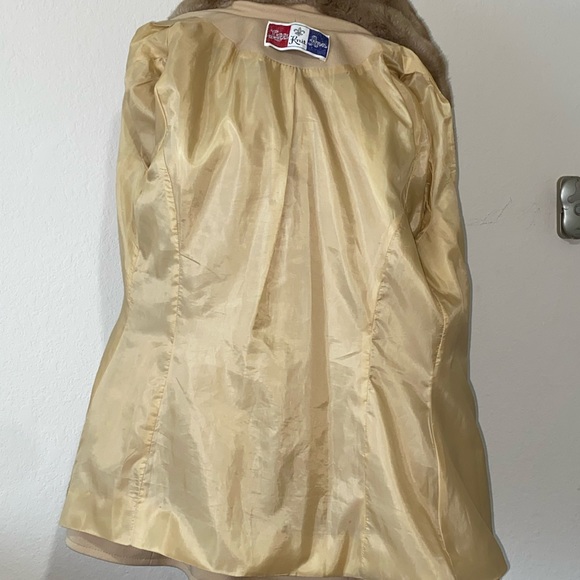 vtg Lilli Ann • Car Coat w Dramatic Collar & Cuffs - Picture 9 of 16